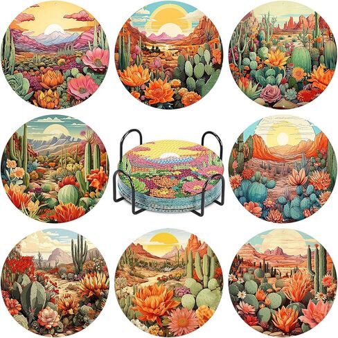 مجموعات الفن الماسي للقطط من Lophomie للبالغين، مجموعات الطلاء الماسي للبالغين المبتدئين، لوحة فنية ماسية 5D مع مجموعات فنية دائرية للأحجار الكريمة للبالغين للهدايا، ديكور جدار المنزل، مقاس 14 × 14 بوصة in Kuwait