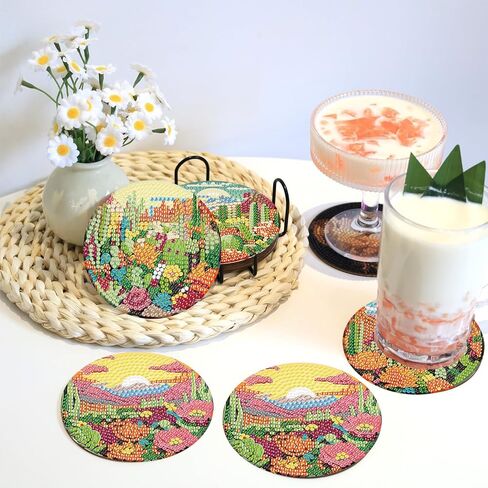 مجموعات الفن الماسي للقطط من Lophomie للبالغين، مجموعات الطلاء الماسي للبالغين المبتدئين، لوحة فنية ماسية 5D مع مجموعات فنية دائرية للأحجار الكريمة للبالغين للهدايا، ديكور جدار المنزل، مقاس 14 × 14 بوصة in Kuwait