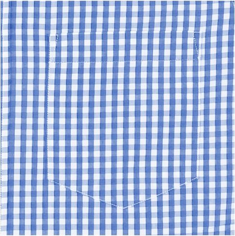 Men's Plaid Casual Slim Fit Long Sleeve Button Down Dress Shirts in Kuwait