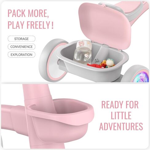 SEREED Colorful Lighting Toddler Tricycle Gift Toy for Ages 2-5 Boys Girls in Saudi Arabia