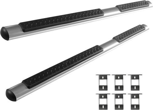 Running Boards Silver Side Steps fit for Jeep Grand Cherokee Limited Laredo Overland 2011-2021, Anti-Slip Aluminium Step Side Step Bars Pedal Step(Pair) in Saudi Arabia