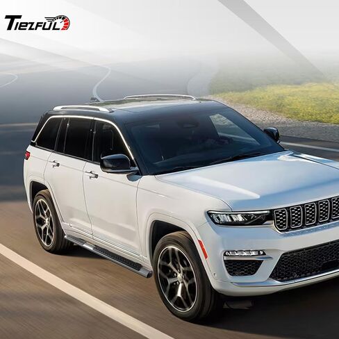 Running Boards Silver Side Steps fit for Jeep Grand Cherokee Limited Laredo Overland 2011-2021, Anti-Slip Aluminium Step Side Step Bars Pedal Step(Pair) in Saudi Arabia