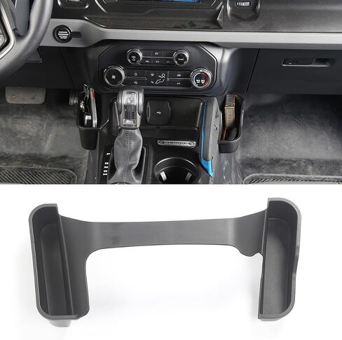 Matte Black Center Center Console Tracher For Ford Bronco 2021 2022 2023 2024 2/4 Door Gear Shift Schoring Box in Saudi Arabia
