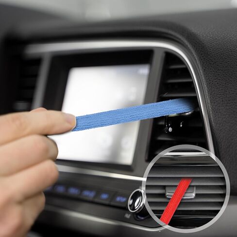 12 PCS الألياف الدقيقة تفاصيل العصي Duster ، Mini Duster Crevice Cleaning Tool Cleaning Brush Car Care AC تنفيس للستائر ، غبار الفجوة ، المساحات الصغيرة (متعدد الألوان) in Saudi Arabia
