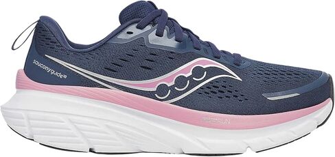 Saucony Women's Guide 18 Sneaker, Black/White, 11 in Saudi Arabia