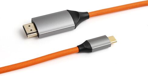 Thunderbolt 3 Compatible USB C to HDMI Male Cable, for Canon EOS R7, Blackmagic URSA Mini Pro, Atomos Shogun 7 Monitor, 4K 30Hz, 3FT in Saudi Arabia
