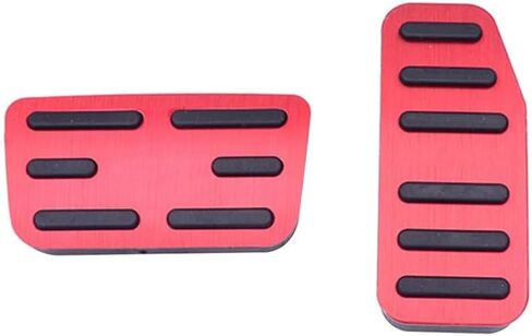 XITER No Drill Anti-Slip Aluminum Gas Brake Pedal Cover Foot Pedal Pads kit for Honda HRV 2014 2015 2016 2017 2018 2019 2020 2021 2022 (Silver) in Saudi Arabia