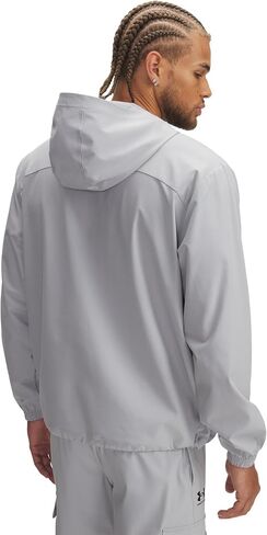 Under Armor 1386555-1-MD UA Vibe المنسوجة من الرياح الأسود MD in Kuwait