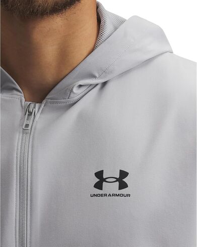 Under Armor 1386555-1-MD UA Vibe المنسوجة من الرياح الأسود MD in Kuwait