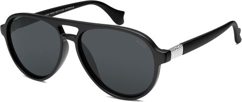 SOJOS Ocean Collection Polarized Retro Oversized Aviator Sunglasses Women Men Recycled Plastic Eco-Friendly, Constellation in Kuwait
