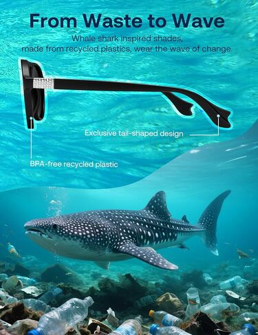 SOJOS Ocean Collection Polarized Retro Oversized Aviator Sunglasses Women Men Recycled Plastic Eco-Friendly, Constellation in Kuwait