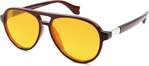 SOJOS Ocean Collection Polarized Retro Oversized Aviator Sunglasses Women Men Recycled Plastic Eco-Friendly, Constellation in Kuwait