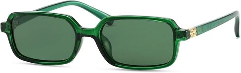 Freckles Mark Retro Polarized Rectangle Sunglasses for Women Men Trendy Sun Glasses Classic 70s Shades FM1227 in Kuwait