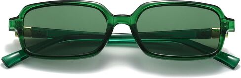 Freckles Mark Retro Polarized Rectangle Sunglasses for Women Men Trendy Sun Glasses Classic 70s Shades FM1227 in Kuwait