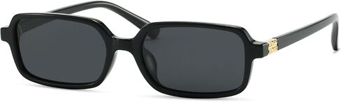 Freckles Mark Retro Polarized Rectangle Sunglasses for Women Men Trendy Sun Glasses Classic 70s Shades FM1227 in Kuwait