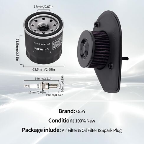 Motorcycle Air Filter & Oil Filter Compatible With Harley Street 500 750 XG500 XG750 2015-2020 in Saudi Arabia