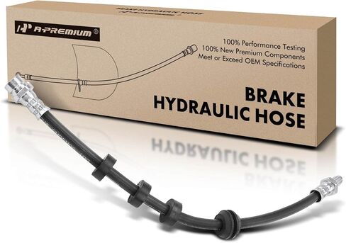 A-Premium Front Driver or Passenger Brake Hydraulic Hose Compatible with Select Ford Models - Focus 2000 2001 2002 2003 2004 - Replace# 1S4Z2078AA in Saudi Arabia