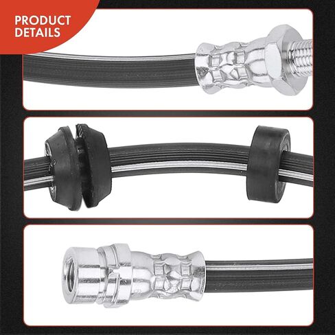 A-Premium Front Driver or Passenger Brake Hydraulic Hose Compatible with Select Ford Models - Focus 2000 2001 2002 2003 2004 - Replace# 1S4Z2078AA in Saudi Arabia