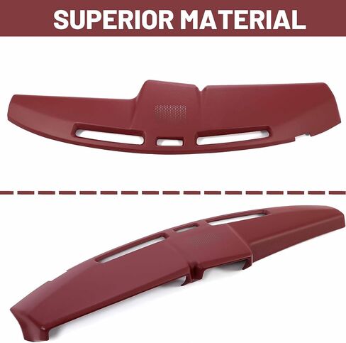 KUAFU Dash Board Cover Compatible with 1980-1986 Ford F-100 F-150 F-250 F-350 Bronco Dashboard Cover Cap - Brown in Saudi Arabia