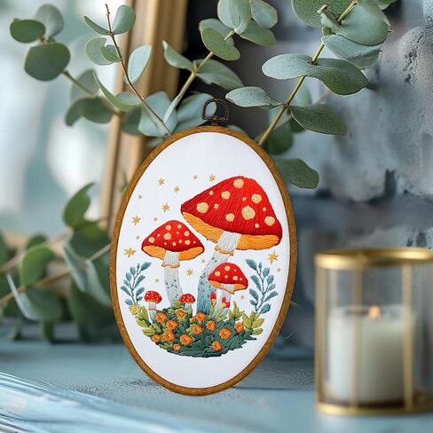 origach 4 حزمة مضحك القط الأسود التطريز مجموعات للمبتدئين، DIY بداية التطريز اليدوي عدة مع أنماط القط والتعليمات، نمط القط التطريز مجموعة المبتدئين للبالغين النساء صياغة in Saudi Arabia