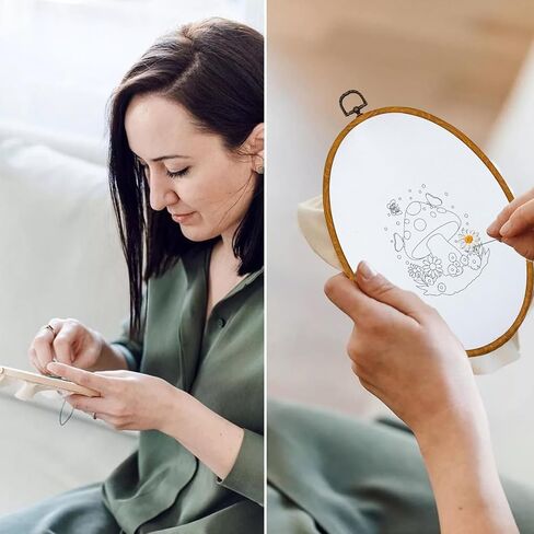 origach 4 حزمة مضحك القط الأسود التطريز مجموعات للمبتدئين، DIY بداية التطريز اليدوي عدة مع أنماط القط والتعليمات، نمط القط التطريز مجموعة المبتدئين للبالغين النساء صياغة in Saudi Arabia