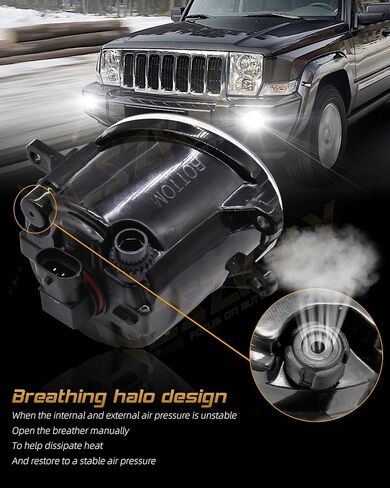 Fog Lights Assembly Compatible for Toyota Sienna Fog Lights 2011 2012 2013 2014 2015 2016 2017 2018 2019 2020, Front Bumper Fog Light Driving Light, 6000K Bright White, Pack of 2 in Saudi Arabia