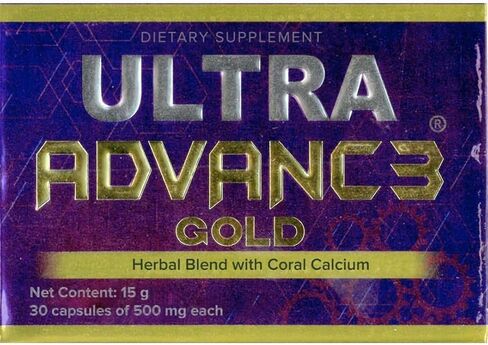 Ultra Advance Gold - ملحق الدعم المفصل النهائي | كبسولات أرجوانية مع نباتي أوميغا 3 ، الكركم والكولاجين | حزمة الاستيراد الأصلية | 30 كبسولة 500 ملغ in Kuwait