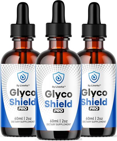 (3 Pack) Glyco Shield Drops - Official GlycoShield Pro Blood Formula Support Supplement Drops - Maximum Strength Original Natural to Overall Wellness and Support Health Reviews, 3 Bottles for 3 Months in Saudi Arabia