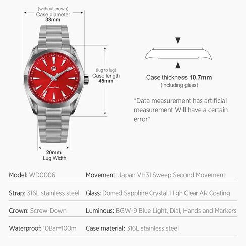 ساعة مراقبة VH31 Quartz Watch ، WD0006 WRISTWACH in Kuwait