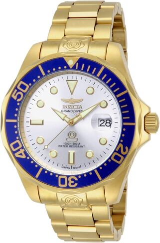 Invicta Men's 13872 Pro Diver Adalog Display Watch Automatic Gold Watch in Saudi Arabia