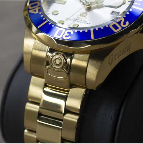 Invicta Men's 13872 Pro Diver Adalog Display Watch Automatic Gold Watch in Saudi Arabia
