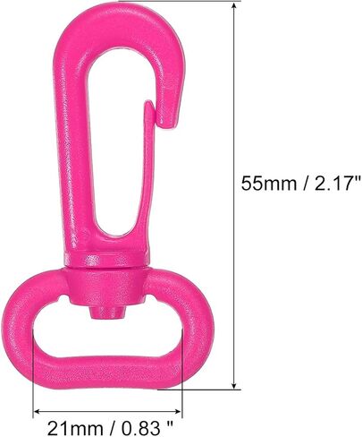 PATIKIL Plastic Swivel Snap Hook, Rotary Lobster Clasp Buckle for Travel Sport Backpack Luggage Webbing Strap in Saudi Arabia
