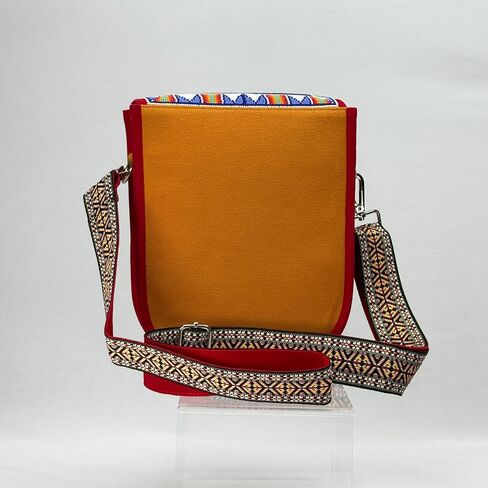 Handmade Beaded Bag| Native American Style Crossbody Handbag| Czech Glass Beads Shoulder Bag| Unisex Handbag| in Saudi Arabia
