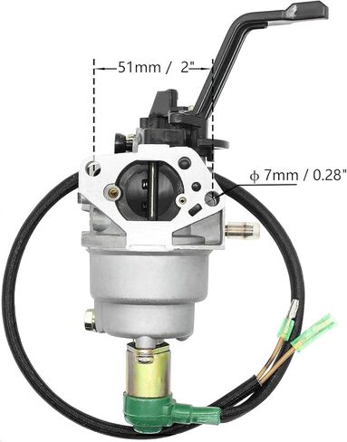 fullas Huayi P27-2 Generator Carburetor Automatic Choke for Honda GX340 GX390 Powerhorse DF7000 DFD7000 7000ES 9000ES DuroMax XP8500E-CA XP10000E Wen 5500 7000 9000W Generator in Kuwait