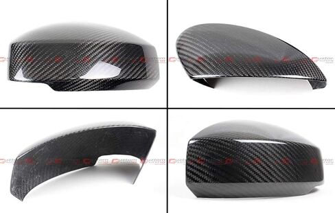 Real Carbon Fiber Side Mirror Covers Cap Overlay Compatible with for 2003-2007 Nissan 350Z Z33 in Saudi Arabia