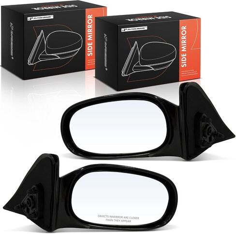 A -premium side Driver Side Door Mirror - متوافق مع Toyota Corolla 1998 1999 2000 2001 2002 - مرآة الرؤية الخلفية غير المليئة غير المليئة وغير السوداء - استبدل# 8794002090 in Kuwait