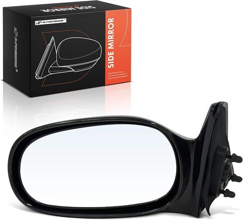 A -premium side Driver Side Door Mirror - متوافق مع Toyota Corolla 1998 1999 2000 2001 2002 - مرآة الرؤية الخلفية غير المليئة غير المليئة وغير السوداء - استبدل# 8794002090 in Saudi Arabia