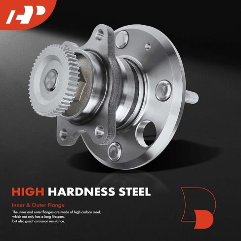 A-Premium الخلفي محمل وتجميع المحور مع حلقة ABS و 4-lug متوافقة مع Hyundai Sonata 1999-2005 & Kia Optima 2001-2006 ، Magentis 2001-2006 ، 4-Wheel ABS in Saudi Arabia