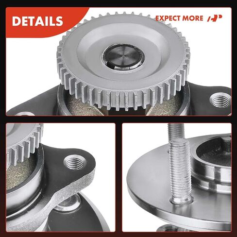A-Premium الخلفي محمل وتجميع المحور مع حلقة ABS و 4-lug متوافقة مع Hyundai Sonata 1999-2005 & Kia Optima 2001-2006 ، Magentis 2001-2006 ، 4-Wheel ABS in Saudi Arabia