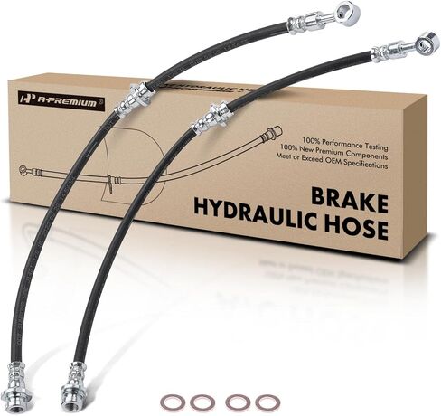 A -Premium Front Driver و Brake Brake Brake Hoss متوافقة مع نماذج نيسان المختارة - Altima 2013 2014 2015 2015 2017 - استبدل# 462103to0b ، 462113to0b (حزمة 2) in Saudi Arabia