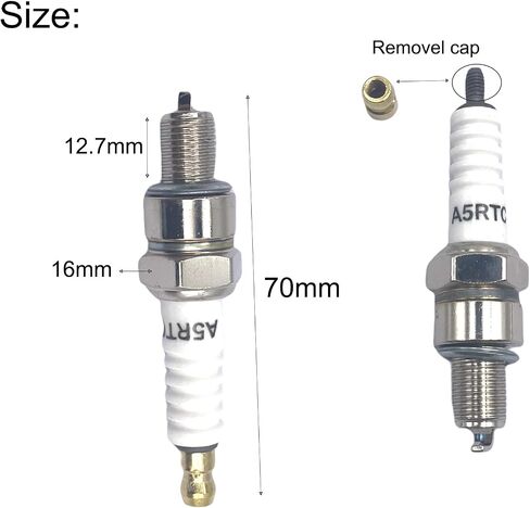 6 PCS A5RTC Sparks Plugs استبدال لـ Honda GX31 GX100 GXH50 لبطل 808/Z9Y SLAP in Saudi Arabia