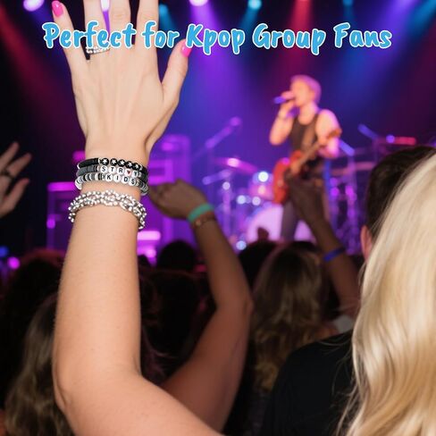 3 PCS PRACELETS FRACELETS ، Star Merch Concert Outfit ، هدايا سوار تمتد للنساء من المشجعين in Kuwait