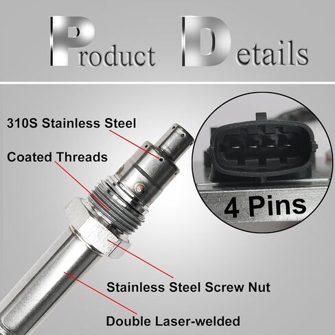 5WK96730 NOx Sensor Inlet Downstream Nitrogen Oxide Sensor Compatible with Dodge Ram 2500 3500 4500 5500 6.7L 2013 2014 2015 2016 2017 2018, NOx Sensor Replace OE# 68085740AA 68085740AB in Saudi Arabia