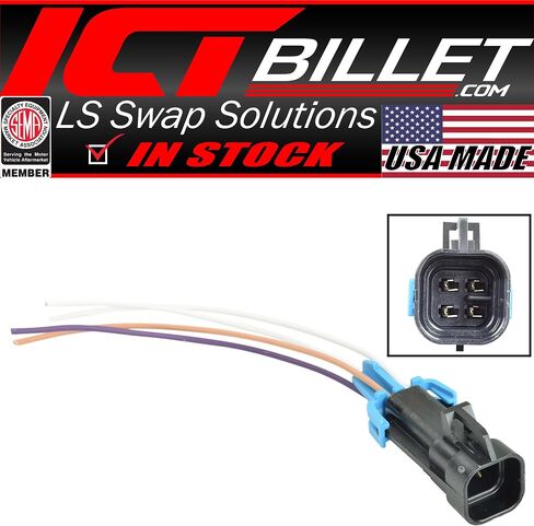 BILLET BILLET GM LS O2 مستشعر الأوكسجين مربع الذكور 1 مفصلي موصل سلك PIGELITS WP0XY32 in Saudi Arabia