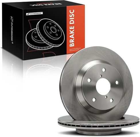 A-Premium 12.44 inch (316mm) Front Vented Disc Brake Rotors Compatible with Select Subaru Models - Forester 2019-2021, WRX 2022, 2-PC Set in Saudi Arabia