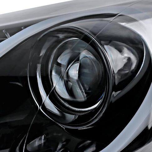 توليف المواصفات D الدخان الأسود اللامع المصابيح الأمامية مع إشارات LED متسلسلة متوافقة مع 2012-2017 Hyundai Veloster ، مجموعة مصابيح الأمامية اليمنى + الأيسر. in Kuwait