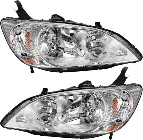 AutoSaver88 LED DRL Projector المصابيح الأمامية مجموعة متوافقة مع 2016-2021 Civic Presection Presect in Saudi Arabia