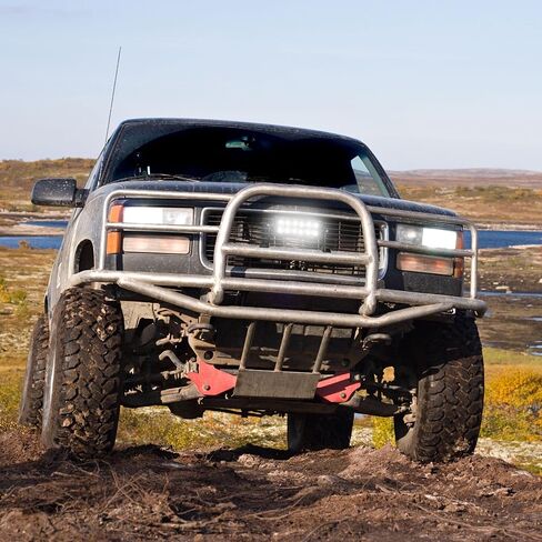 Blazer International 195CWL518 7 "Light Bar LED Automotive Asportor Double Row على الطرق in Kuwait