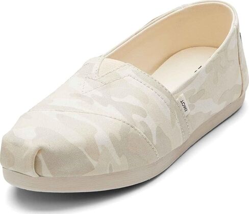 Toms Women's Alpargata Loafer Flat ، قماش تراث وردي ، 6.5 in Kuwait