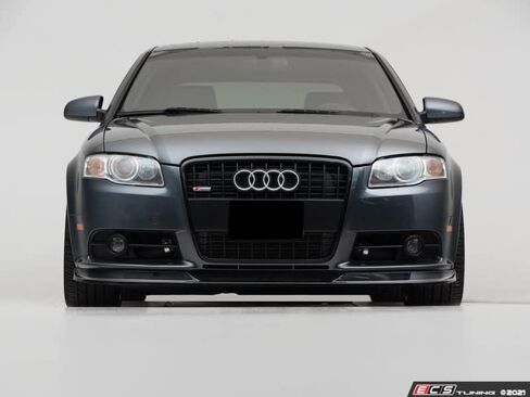 ECS Front Lip Spoiler (Gloss Black) متوافق مع Audi B7 A4 in Saudi Arabia